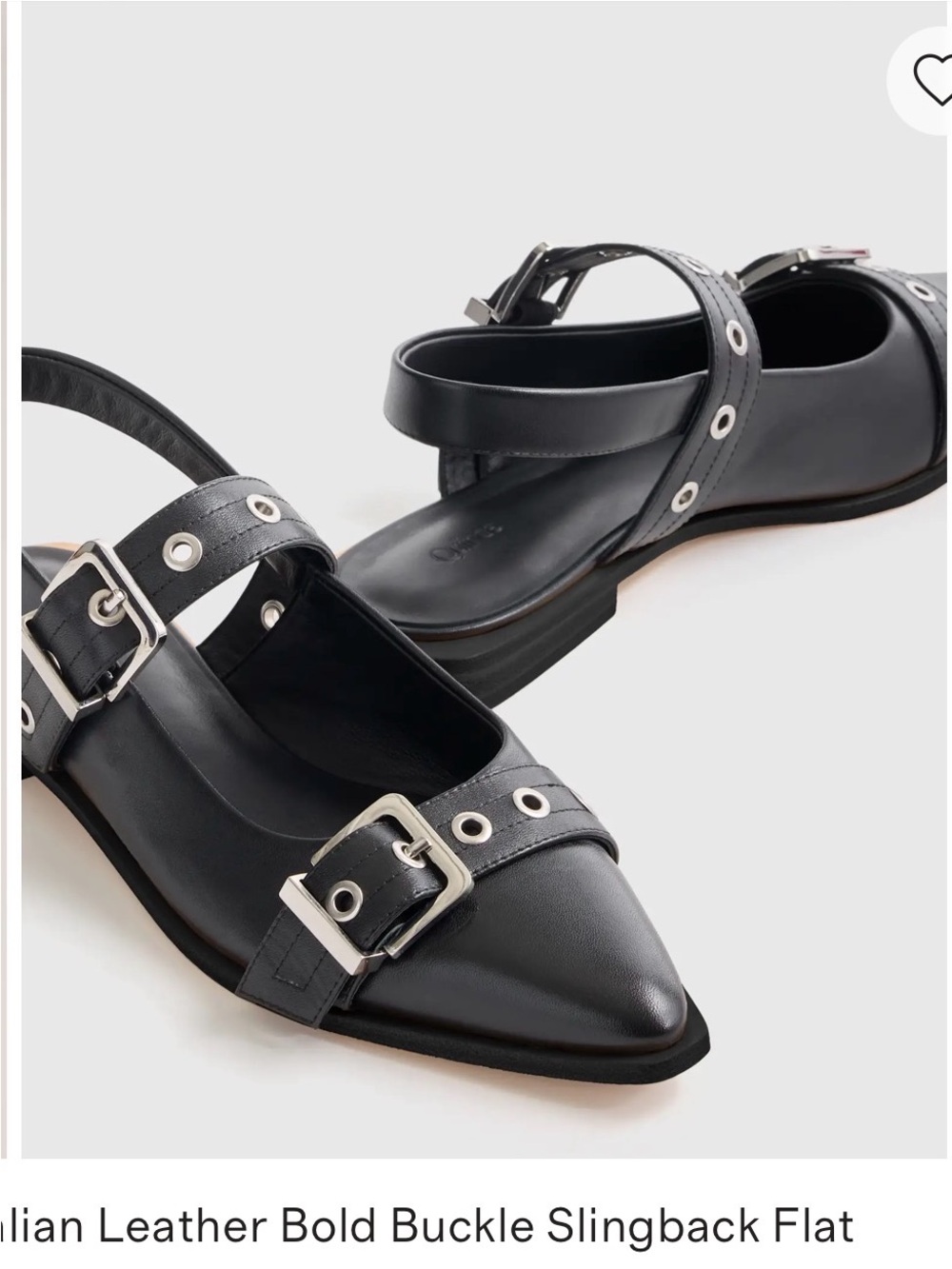 Quince sling back
